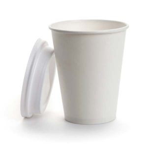 Grotere bio disposable cup met deksel