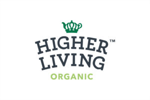 logo higher living tea