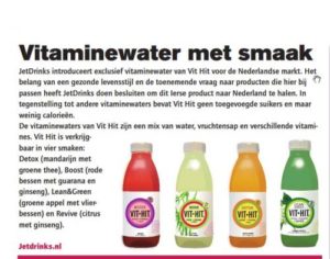 artikel over vit hit vitaminewater