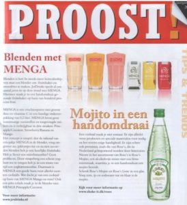 artikel over menga smoothies in proost