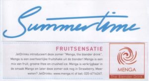 artikel over fruitsensatie Menga