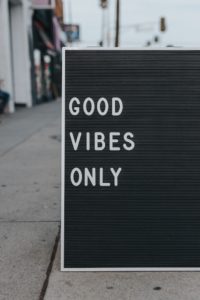 good vibes door mark-adriane